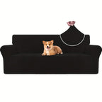 Fundas para Sofá de Terciopelo Ystyle, Funda para Sofá de 3 Plazas con Apoyabrazos, Funda Antirrayaduras para Gatos, Funda Elástica para Sofá, Funda Universally Lavable y Antideslizante, Gris