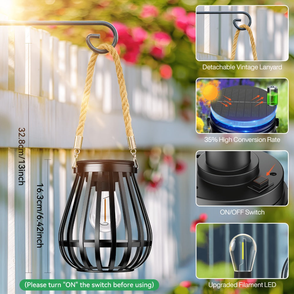 Luces solares LED para exterior | Jardín, pared y seguridad exterior