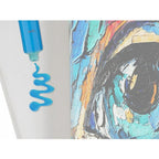 Set de Pinturas Acrílicas de 36 Tubos, 20 ML Cada, Set Grande de Pinturas Acrílicas para Pintar en Lienzo, Madera, Papel y Yeso, Acrílicos Profesionales para Artistas, Aficionados y Principiantes, Alta Pigmentación y Colores Intensos, Resistente al Agua D