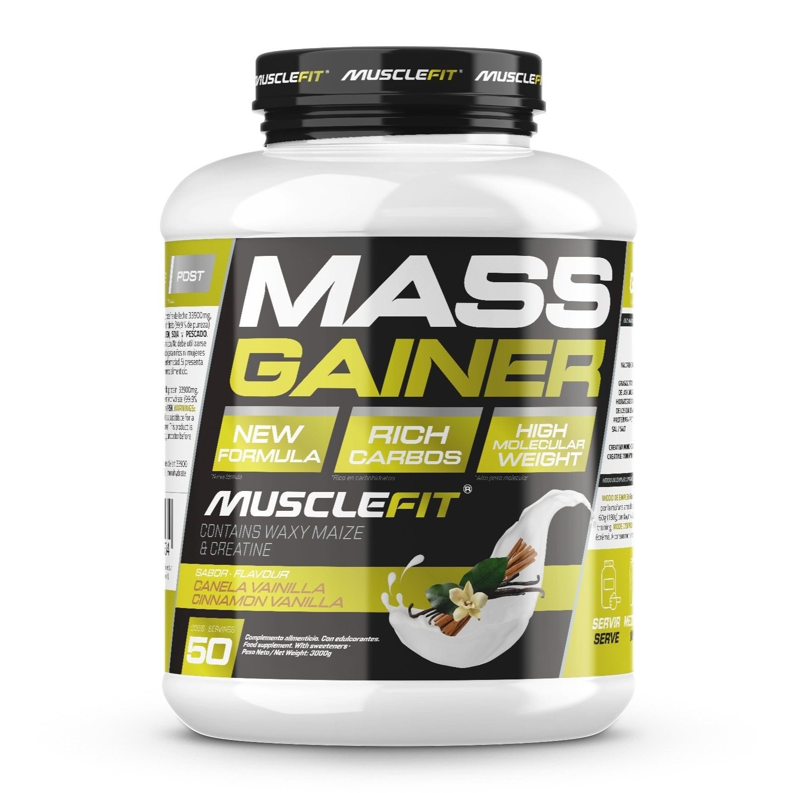 Ganadores de Peso 3kg - MuscleFit - Aumento de Masa Muscular