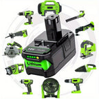 Paquete de 1-2 P108 8.0AH 18V Batería Compatible con Ryobi 18V ONE+ Batería de Repuesto P108 P102 P103 P104 P105 P107 P109 P122 Baterías para Herramientas Inalámbricas Baterías de Carga Rápida con Indicador