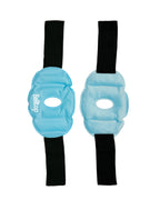 Pack de 2 x Rodillera térmica - bolsa gel frío para lesiones. Hielo para lesiones reutilizable (rodillera ligamento y menisco) con banda ajustable. Rodillera frio calor