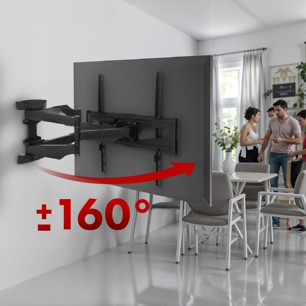 Soporte de TV Universal de 26-70 Pulgadas Maclean MC-781 Negro Hasta 45Kg