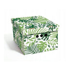 Caja de almacenamiento decorativa de cartón, 1 pieza, con estampado, para ropa, artículos pequeños, documentos, ideal para hogar, oficina o armario, dimensiones: 35x26.3x18.6 cm