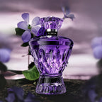 Indúlgate en el lujoso aroma del perfume Amethyst Lady, inspirado en joyas, presentado en una botella de vidrio púrpura - Con un aroma de esmeralda creada, 75ml/2.55oz, aroma floral fresco de larga duración, el regalo perfecto para las fiestas