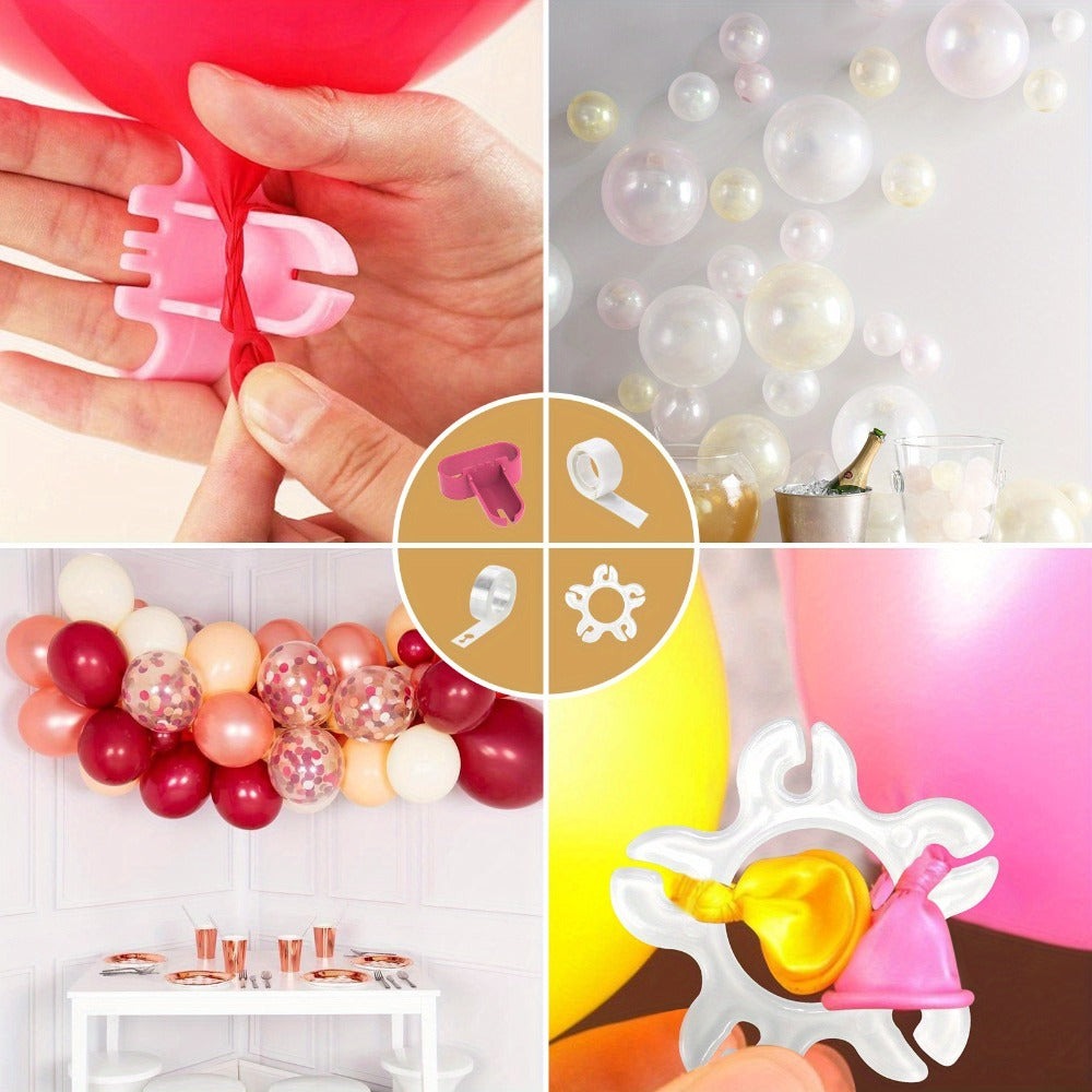 Kit de Arco de Globos Reutilizable con Soporte 2.2m/7.2ft - Dorado, Ideal para Cumpleaños, Bodas y Aniversarios, Decoración de Fiestas, Telón Fotográfico, Navidad (Globos y Plantas No Incluidos)