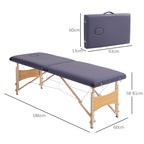 Camilla de masaje plegable 87 cm plegable | Fisioterapia estética masaje y uso profesional