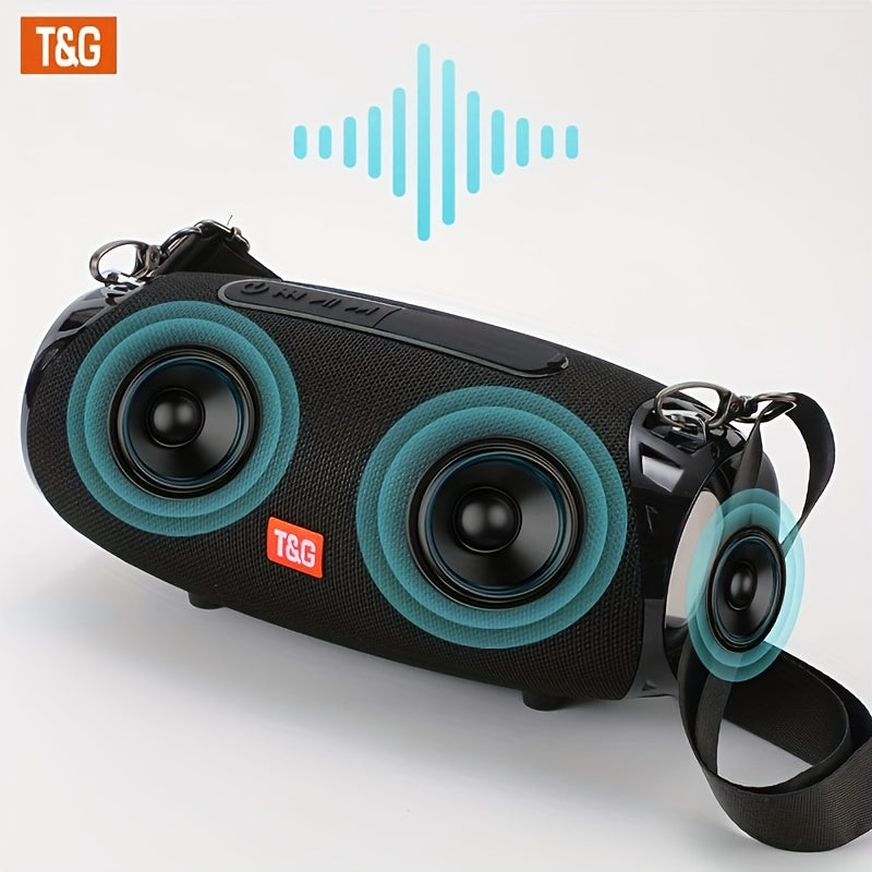 Altavoz Bluetooth | Altavoz Estéreo Inalámbrico Portátil TG534 con Clasificación IPX4 y Doble Altavoz, TWS Estéreo Manos Libres para