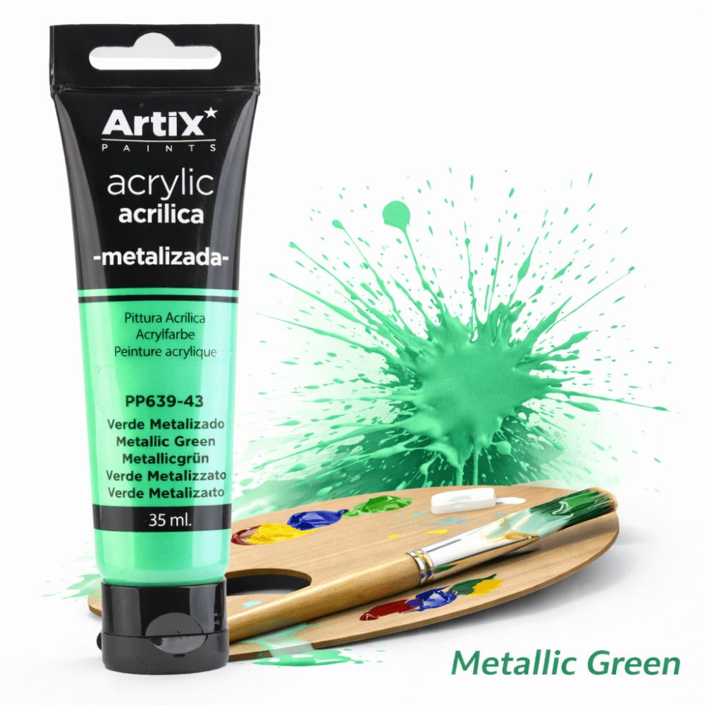 1x Pintura Acrílica 35ml, Colores Surtidos