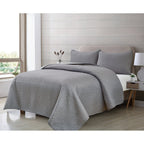 Colcha Bouti Reversible Tacto suave Calidad superior Ligera de Verano - Cubrecama con Relieve Geométrico Termosellado, Estilo Moderno y Suave (Solo Colcha No incluye fundas)