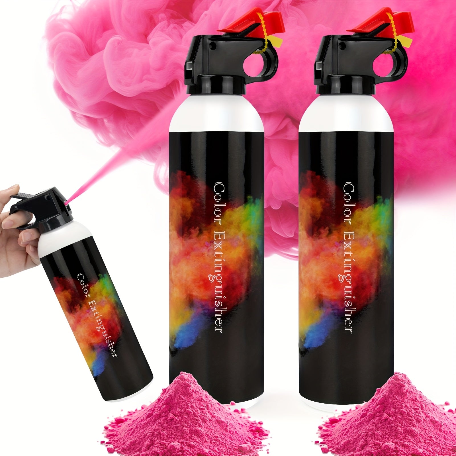 Juego de 2 cañones de confeti para revelación de género, bombas de humo biodegradables al 100%, kit para fiestas de revelación de género, suministros para celebraciones, ideales para eventos, festividades y reuniones, regalo creativo para cumpleaños, perf