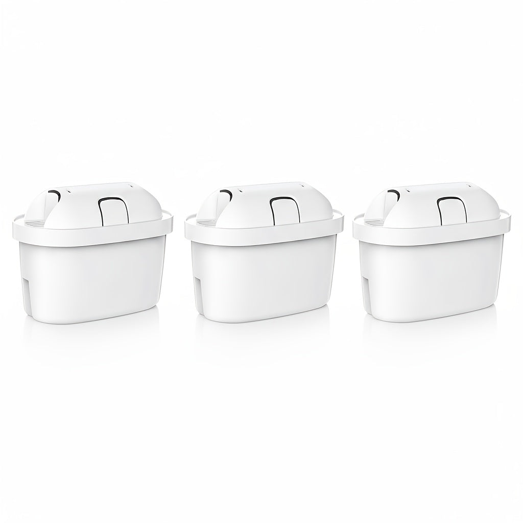 Paquete de 6 cartuchos de filtro de agua para jarra con filtro de agua B, jarra y hervidor con filtro de agua - Elemento filtrante de carbón activado para uso doméstico y exterior, reduce el cloro, la cal y las impurezas para un gran sabor
