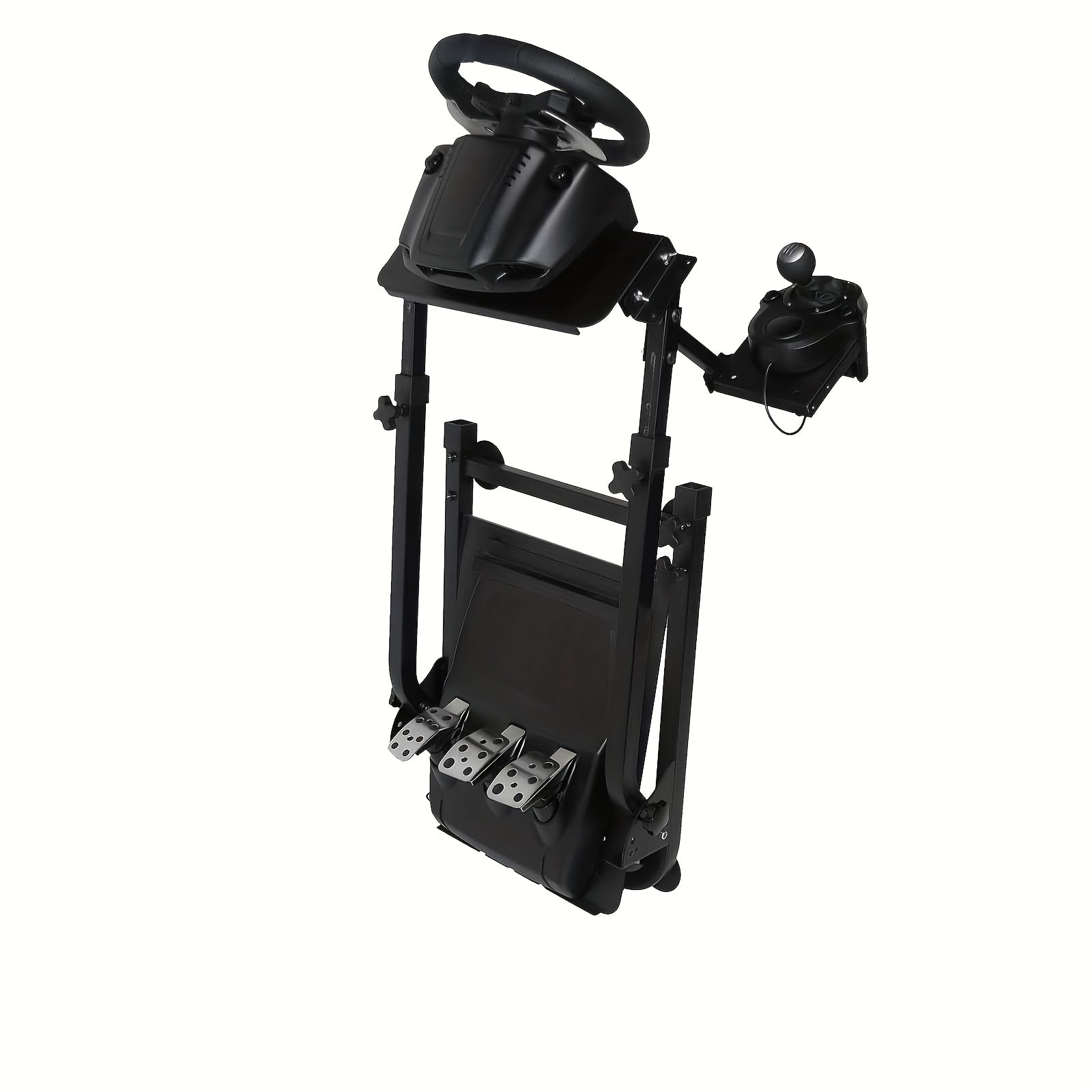 Soportes para volante de carreras | Soporte Plegable para Volante de Carreras, Estructura Triangular de Simulador de Volante para Logitech G29