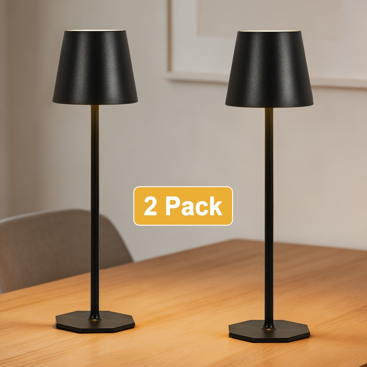 Lámpara de mesa para iluminación de dormitorio y escritorio | diseño funcional
