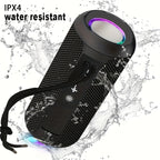 Altavoz Bluetooth | Altavoz Inalámbrico Portátil T&G TG227, IPX4, con Luz LED, Conexión Estéreo TWS, Compatible con Música USB/TF/FM Radio