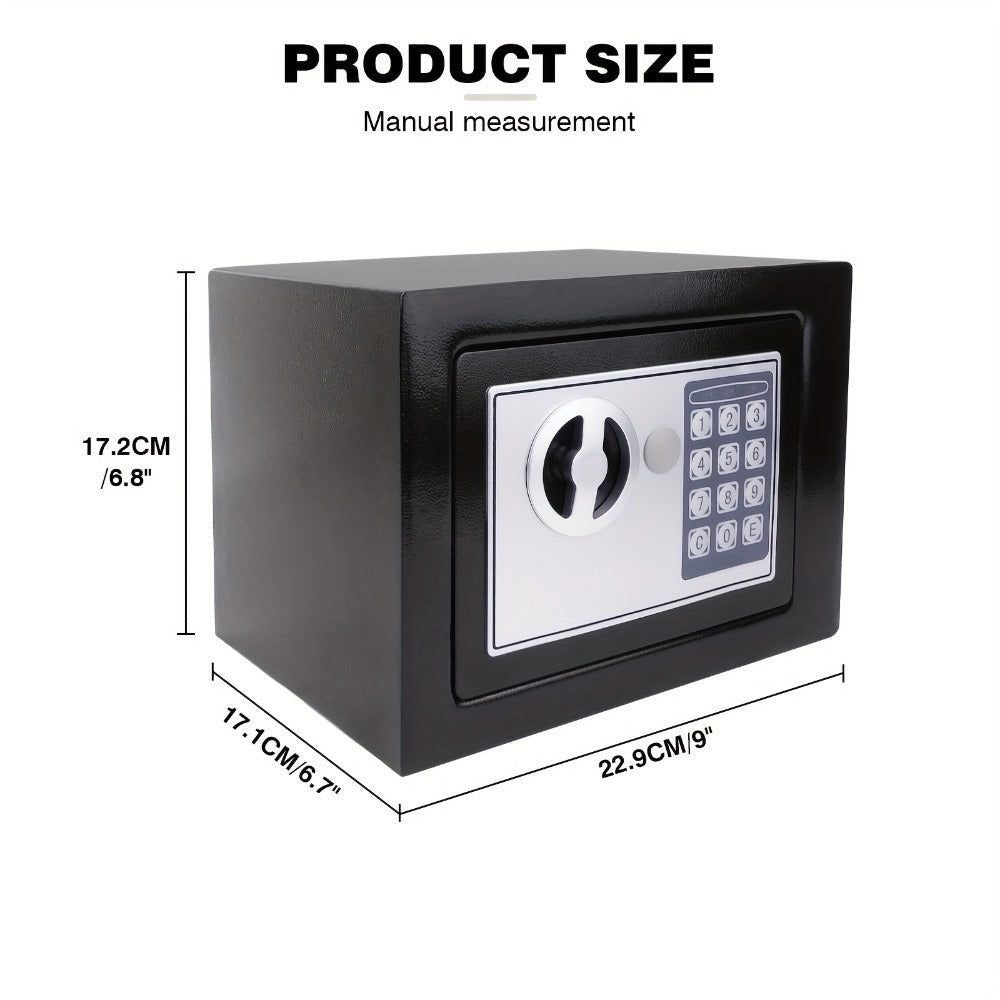 Caja Fuerte de Seguridad para Ropa y Objetos de Valor, Caja Fuerte Digital con 2 Llaves para Negocios, Dinero, Joyas y Objetos de Valor, Ideal como Regalo de Halloween o Navidad