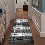 1 alfombra de cocina antideslizante premium - Alfombra de piso de poliéster duradera para cocina - Alfombra de pasillo, baño y cocina lavable y fácil de limpiar, accesorios de cocina - Decoración del hogar