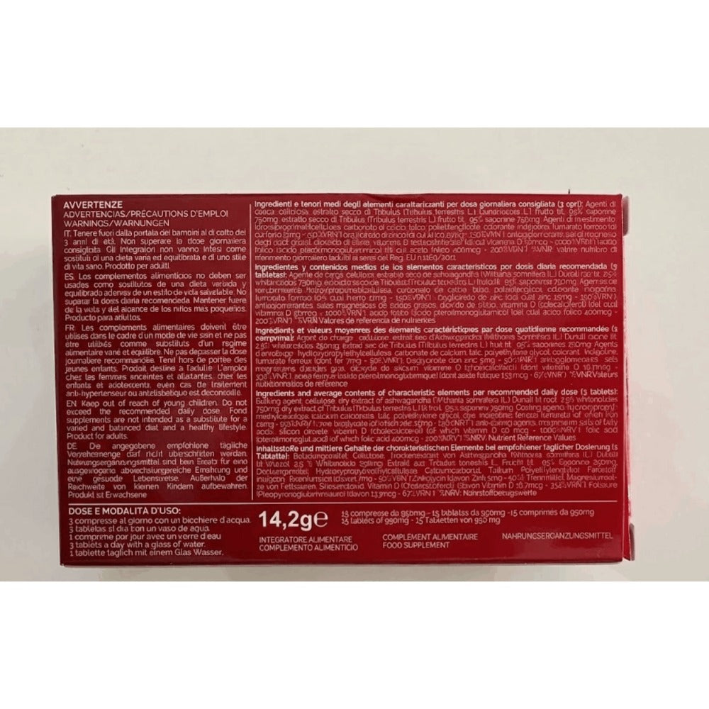 Suplemento alimenticio Vitastrong para hombres, fórmula con vitaminas, minerales y extractos de plantas, embalaje compacto y portátil