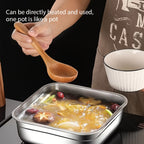 Juego de 2/4 piezas de recipientes herméticos de acero inoxidable para almacenar alimentos con tapas, aptos para microondas, reutilizables, perfectos para refrigerador, ideales para preparación de comidas, cocina al aire libre, esenciales de cocina, recip