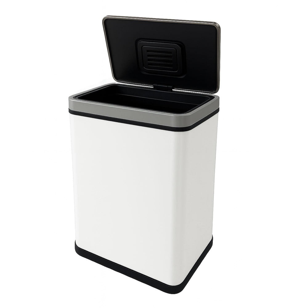 Well Home Cubo de Basura de 50-70L en Acero inoxidable con Sensor automático y Filtro antiolor Carbon Bins
