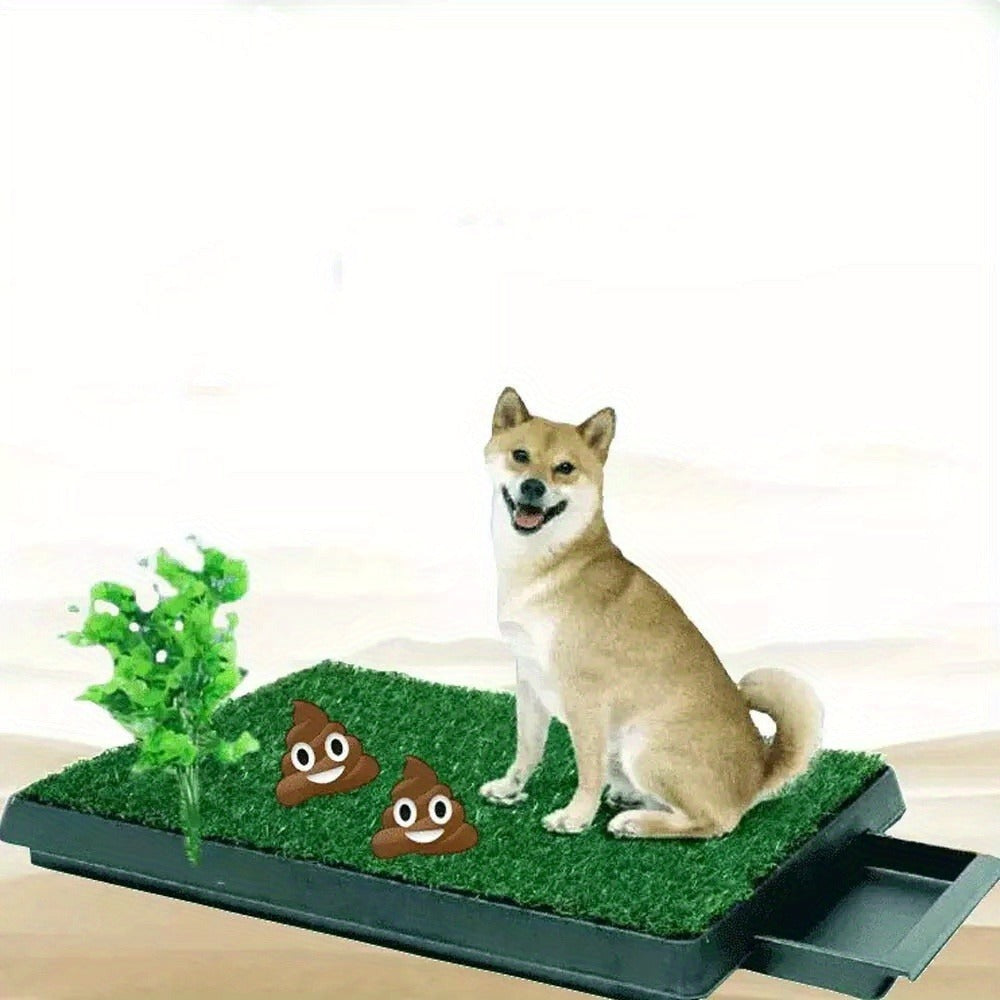 Orinal para perros, Orinal para cachorros, Césped artificial 63X50Cm
