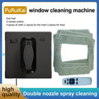 Puruikai 21B Black Friday Navidad Nuevo Producto Almacén Local Cuadrado Robot de Limpieza de Ventanas Inteligente, Control Remoto Rociado Automático de Agua Limpieza de Vidrios de Ventanas Dios HCR-21B, Adecuado para el Hogar, la Oficina