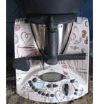 APCym Vinilo para Thermomix TM31 MOD. COFFE HOT Pegatinas decorativas compatibles con robot de cocina Thermomix TM31, diseño de accesorios de cocina, resistente al agua, autoadhesiva