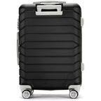 PROVITERA Conjunto de 4 maletas rígidas de ABS con estuche de belleza, maleta con asa telescópica y ruedas fáciles de rodar, carrito con cerradura y candado de código, equipaje de mano con diseño moderno ultra resistente