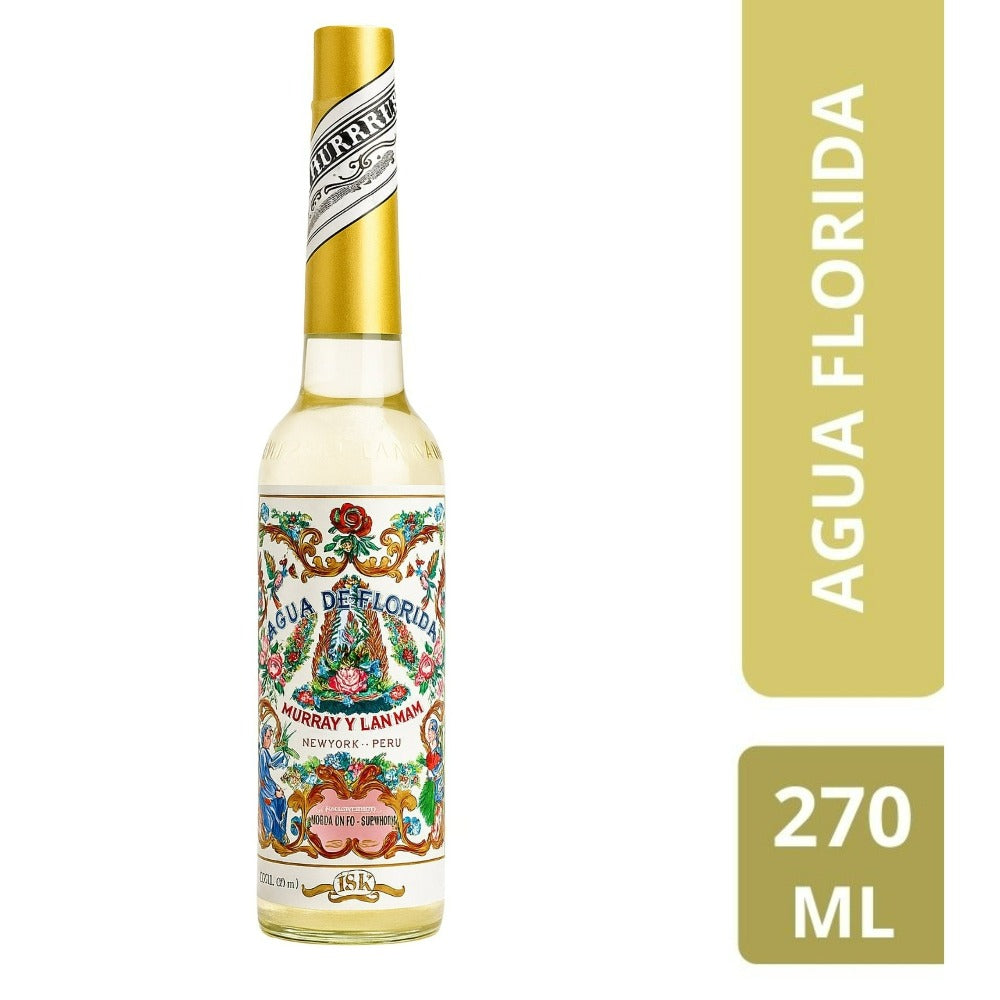 Murray & Lanman Agua de Florida Pack 2 Botellas (2×270 ml) – Original de Perú – Agua de Colonia Esotérica y Aromática para Limpieza Energética, Ritual y Bienestar