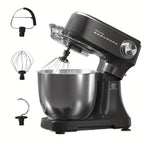 Procesador de Alimentos SUPERLEX 800 W con Bol de Acero Inoxidable de 4.5L - Amasadora Profesional con 10 Velocidades, Gancho para Masa, Batidor y Raspador - Mezcladora de Pie para Pan, Pasteles y Más