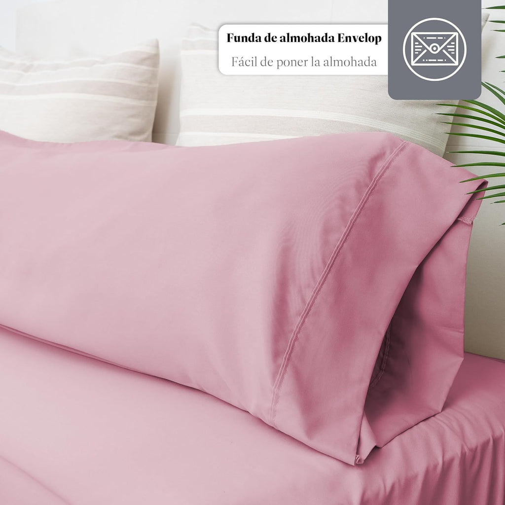 Juego de cama de tres piezas, suave y cómodo, adecuado para todas las estaciones, rosa, azul, rojo rosa, negro, gris, blanco, adecuado para camas de 90 CM, 105 CM, 135 CM, 150 CM, 180 CM