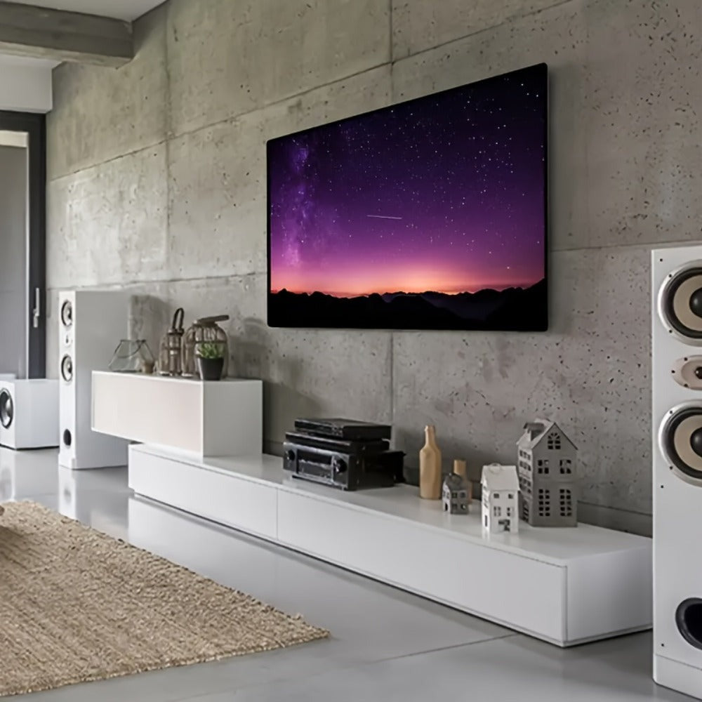 Soporte de Pared Inclinable para TV, Compatible con Pantallas Planas LED LCD OLED Plasma de 32 a 65 Pulgadas, 4K, Monitor, VESA Hasta 400x400mm, 50kg, Decoraciones de Pascua para el Hogar, Decoración de Ramadán, Decoraciones del Día de San Patricio, Sopor
