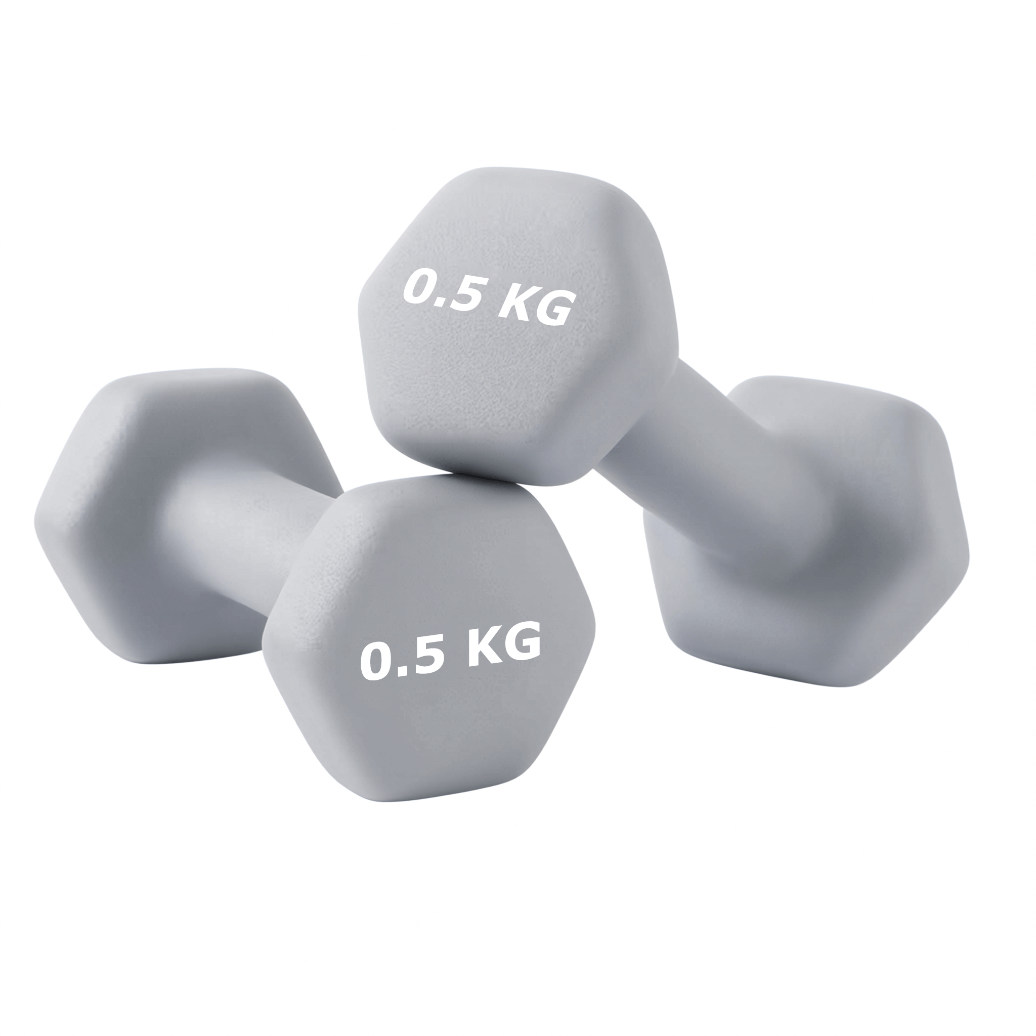 Mancuernas Fijas de Neopreno para Ejercicios en Gimnasio | Material: Hierro con Revestimiento de Vinilo | Pesas para Mujeres y Hombres