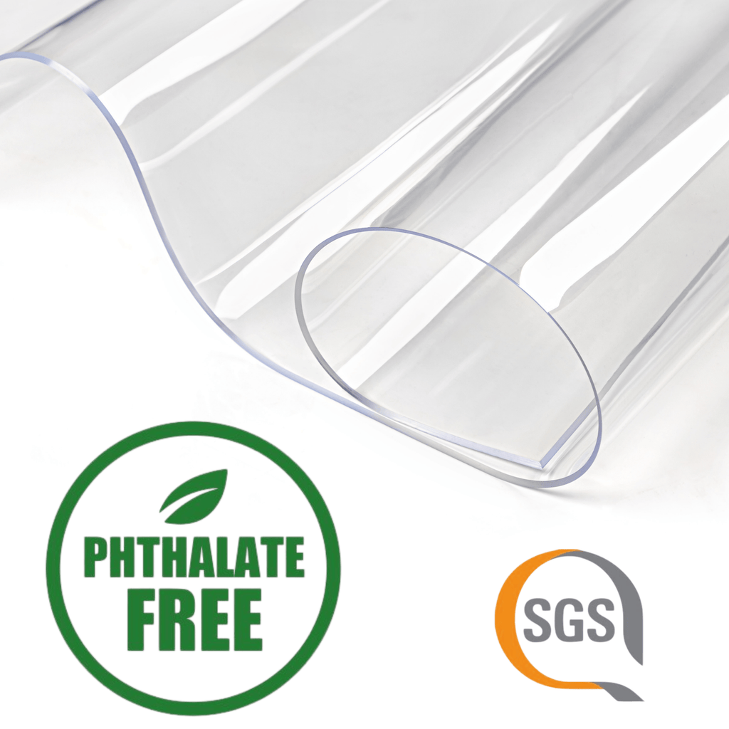 Funda Protectora para Mesa con PVC de 2mm - Más de 30 Tamaños - Mantel Transparente de Vidrio Suave Resistente a Arañazos y Agua, Protector de Superficie de Mesa Fácil de Limpiar, Papel de Mesa Duradero para Cocina, Comedor, Restaurante, Oficina y Hogar