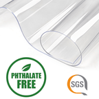 Funda Protectora para Mesa con PVC de 2mm - Más de 30 Tamaños - Mantel Transparente de Vidrio Suave Resistente a Arañazos y Agua, Protector de Superficie de Mesa Fácil de Limpiar, Papel de Mesa Duradero para Cocina, Comedor, Restaurante, Oficina y Hogar