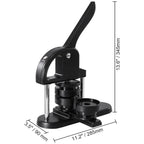 Máquina para hacer botones VEVOR, 1/1.25/2.28 pulgadas (25/32/58 mm) 3-en-1 para hacer pines, kit de prensa para perforar insignias sin necesidad de instalación, suministros para hacer botones con 300 piezas para botones, cortador circular, libro mágico