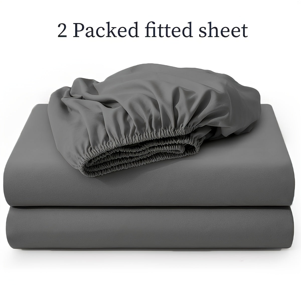 Juego de 2 sábanas bajeras, funda protectora de colchón suave y cómoda, kit de sábanas bajeras transpirable y multifuncional, lavable, apto para dormitorios, habitaciones de invitados, escuelas, utilizable en todas las estaciones, ropa de cama