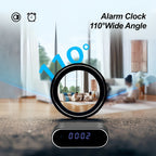 Reloj Wifi de moda con cámara 1080P, visión nocturna, reconocimiento inteligente AI, detección de movimiento, punto de acceso AP de red local, notificación de alarma con video de 6 segundos y correo electrónico, visualización remota en teléfono móvil, bat