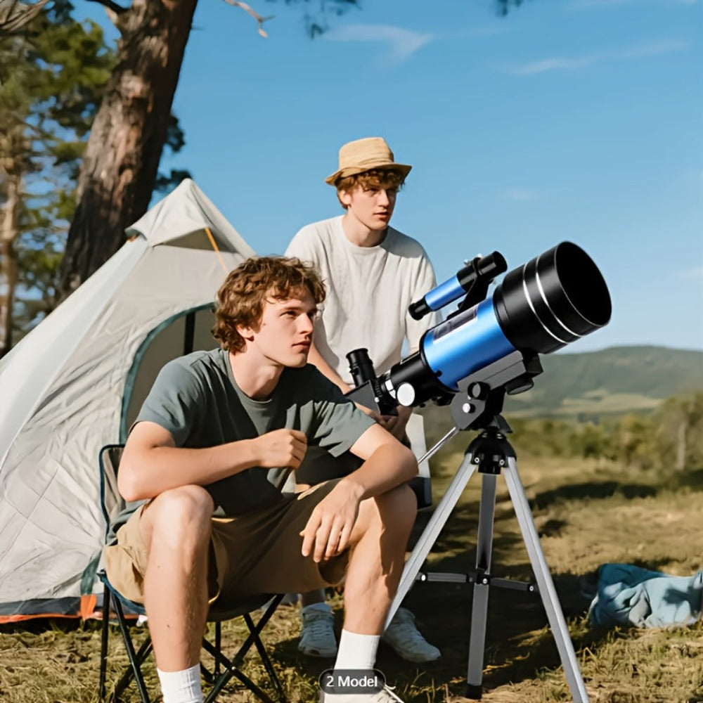 Telescopio Astronómico Profesional de Aumento 99X - Telescopio Monocular Portátil con Gran Apertura de 70 mm, Adecuado para la Educación Científica, Observación de Estrellas y Camping, Regalo Ideal de Navidad y Cumpleaños