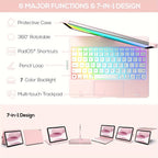 Tabletas Android | Adfa We Afsd Ss33, Funda para Tablet con Teclado para iPad 10ª Generación (10.9", 2022), Trackpad Multi-Touch, 10 Colores de