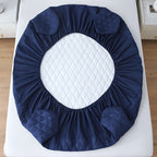 1pc Protector de Colchón Acolchado y Engrosado Impermeable - Funda de Colchón Ultra Suave y Cómoda, Adecuada para Dormitorios, Residencias, Decoración de Habitaciones, Habitaciones de Invitados y Hoteles (Excluyendo Fundas de Almohada)
