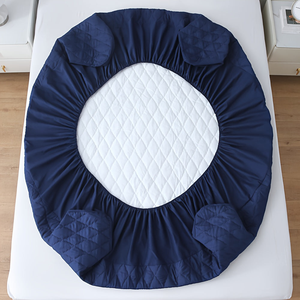 1pc Protector de Colchón Acolchado y Engrosado Impermeable - Funda de Colchón Ultra Suave y Cómoda, Adecuada para Dormitorios, Residencias, Decoración de Habitaciones, Habitaciones de Invitados y Hoteles (Excluyendo Fundas de Almohada)