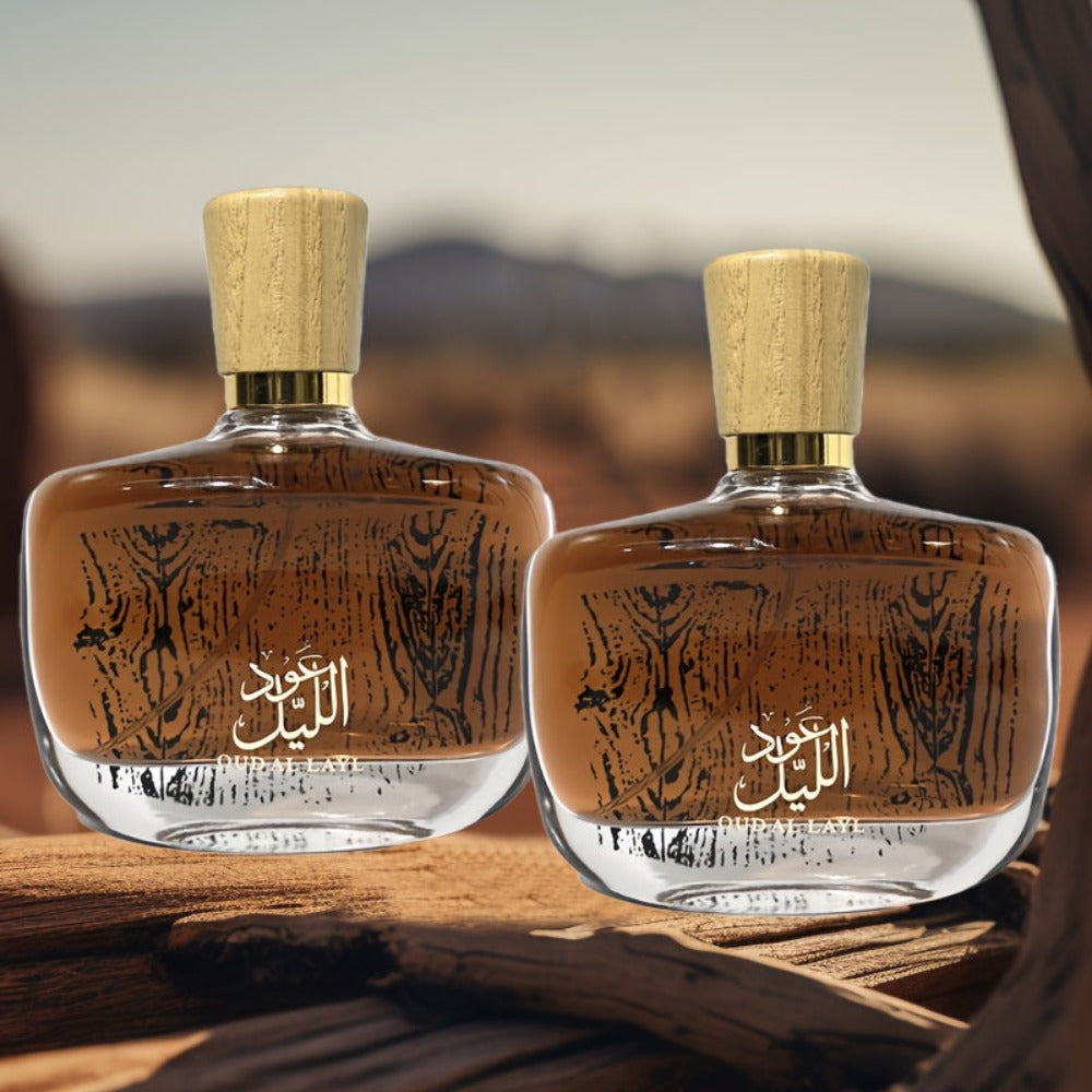 100 ml * 2, Perfume para hombre, Notas amaderadas de sándalo y cítricos, Fragancia amaderada, Diseño hermoso, Aroma duradero, Aroma fresco, Apto para todas las ocasiones, Una excelente opción de regalo, Perfecto para novios, Regalos para el Día de San Val