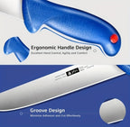4 Piezas Cuchillo de Cocina, Cuchillo de Filetear, Utensilios de Cocina, Accesorios y Gadgets de Cocina, Cuchillo de Chef, Cuchillo de Frutas, Cuchillo de Carnicero de Acero Inoxidable, Cuchillo Profesional Afilado para Cocinar Carne, Cuchillo de Cocina p