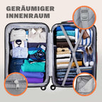 Monzana Maleta rígida Baseline L color Negro equipaje de viaje 62 L peso 2,8 Kg con ruedas 360° trolley 2 asas valija