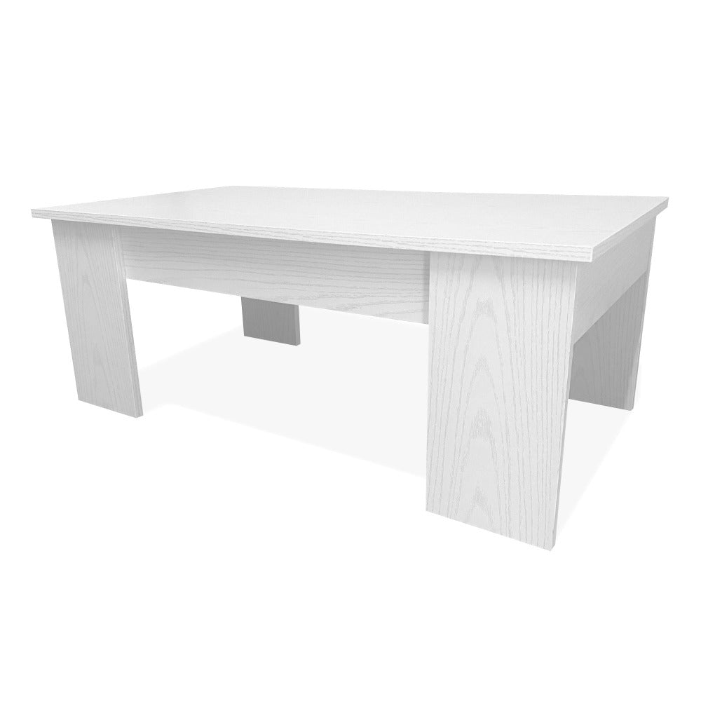 Mesa de Centro Elevable Nyana Home Mesa Multifuncional con Almacenaje Oculto Estructura Robusta y Estable Desplegable con Doble Altura