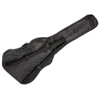 Funda Clásica para Guitarra Acústica, Estuche Rígido Negro con Bolsillos, Correas Ajustables y Asa para Transporte, Material Sólido Grueso Protector Resistente a las Condiciones Climáticas, Estuche con Bolsillo Adicional para Partituras A4 y Bolsillo para