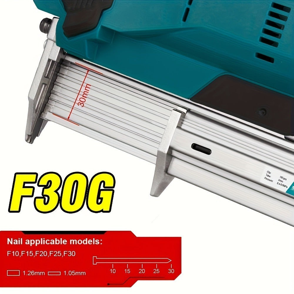 Pistola de Clavos Eléctrica sin Escobillas, Juego de Herramientas de Carpintería Automática, Compatible con Baterías ONEVAN, Ideal para Decoración del Hogar y Herramientas Eléctricas de Carpintería Industrial
