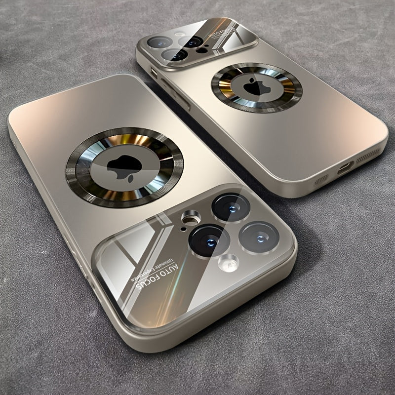 Funda magnética protectora para iPhone para protección y carga inalámbrica