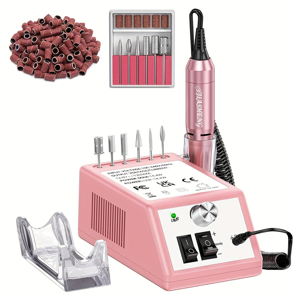 Lima Eléctrica para Uñas 20000 RPM, Pulidora de Acrílico y Gel, Herramienta Profesional Manicura Pedicura en Casa o Salón